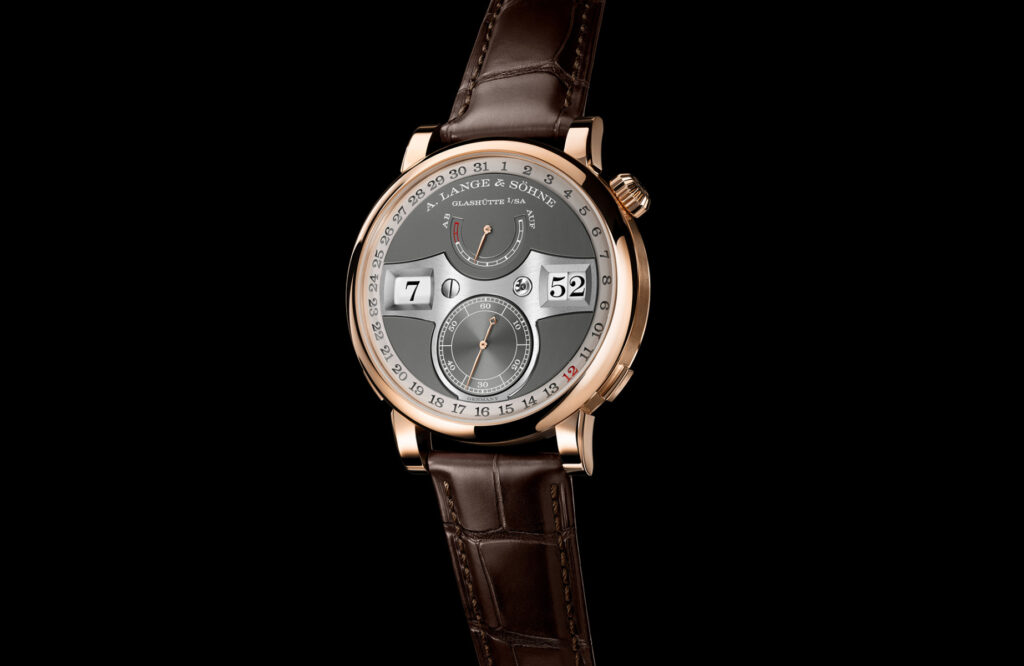 El Zeitwerk Date de A. Lange & Söhne, ahora en oro rosa