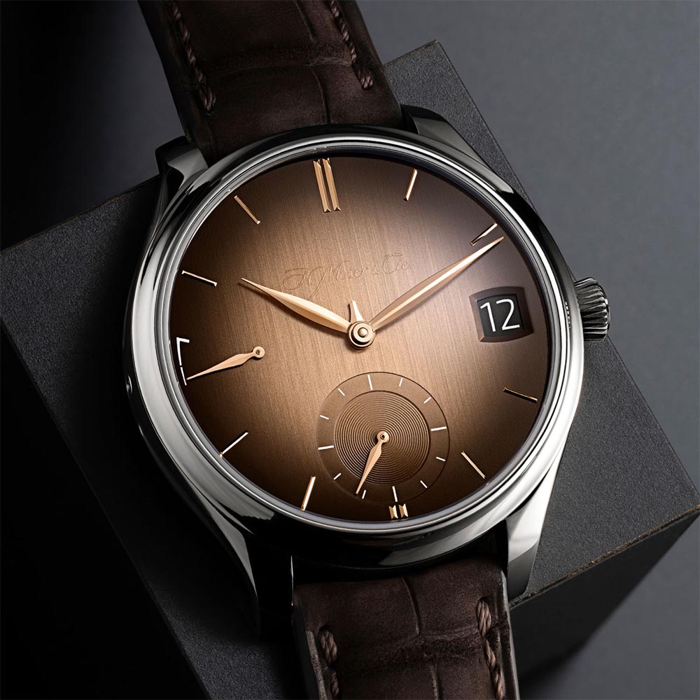H. Moser & Cie. Endeavour Perpetual Calendar Smoked Salmon