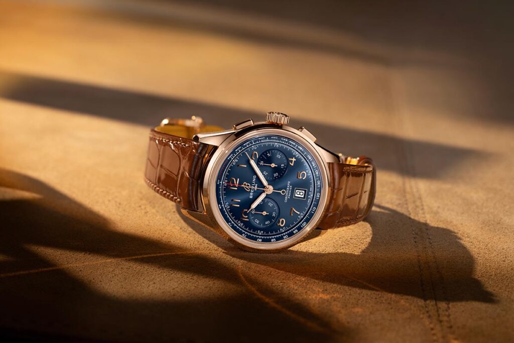 Breitling lanza colección cápsula en oro con cinco relojes icónicos