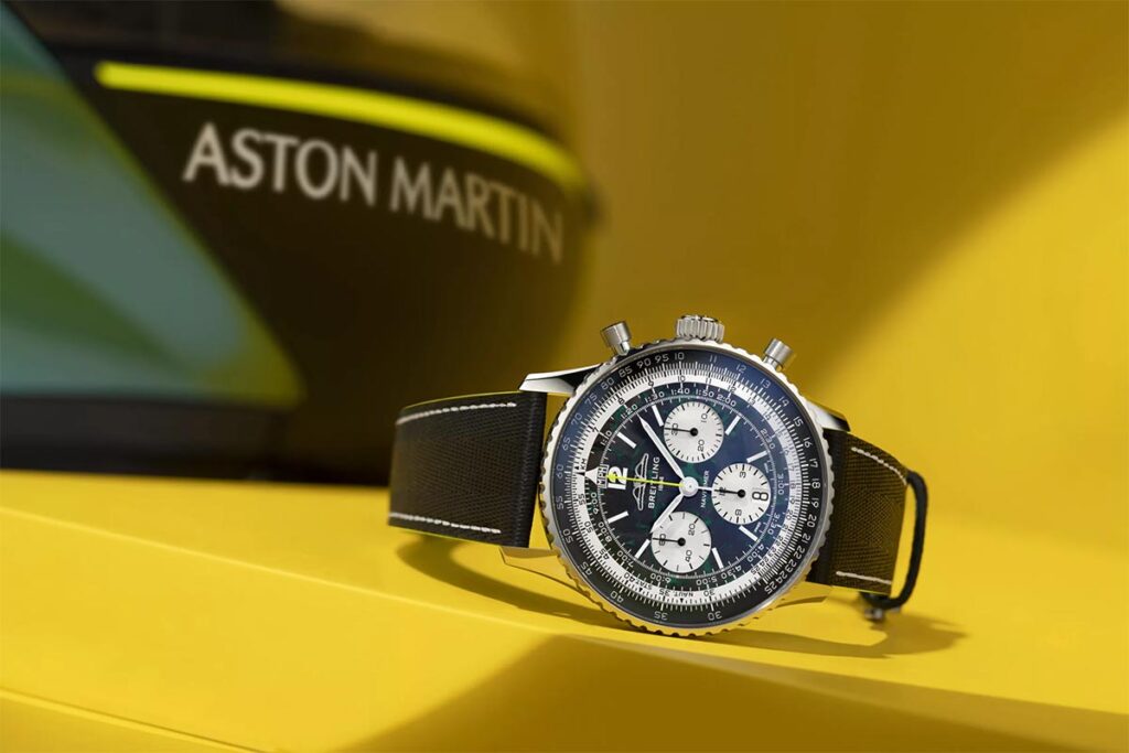 Breitling regresa a la Fórmula 1 con Aston Martin y lo celebra con una edición especial
