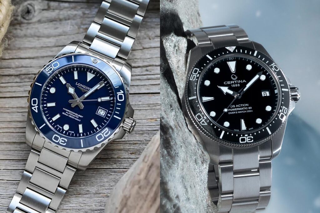 Longines HydroConquest vs. Certina DS Action Diver: comparativa